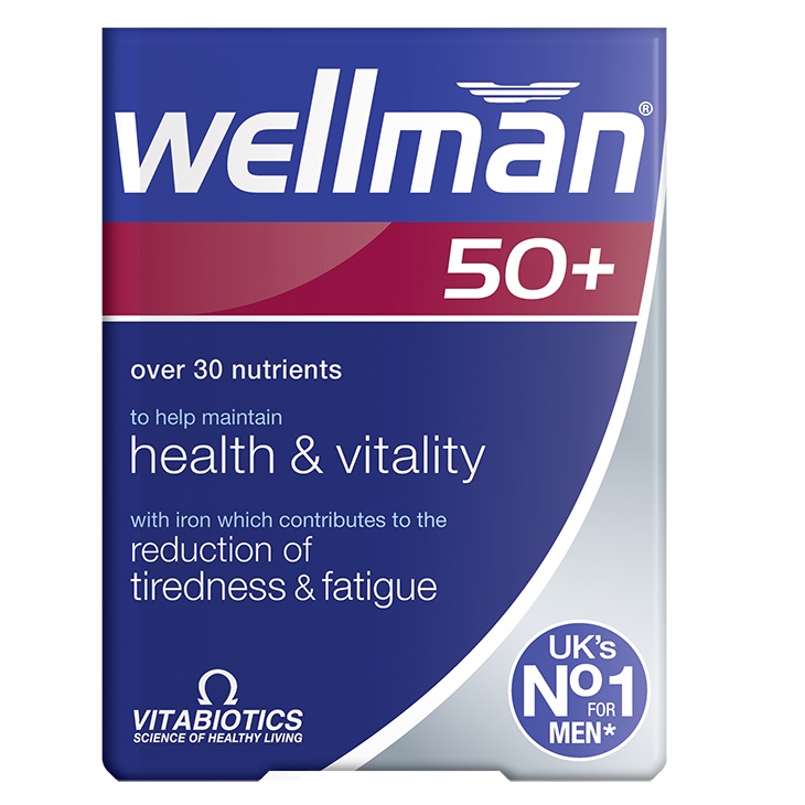 Vitabiotics Vitabiotics Wellman 50+ suplement diety dla mężczyzn po 50. roku życia 30 tabletek